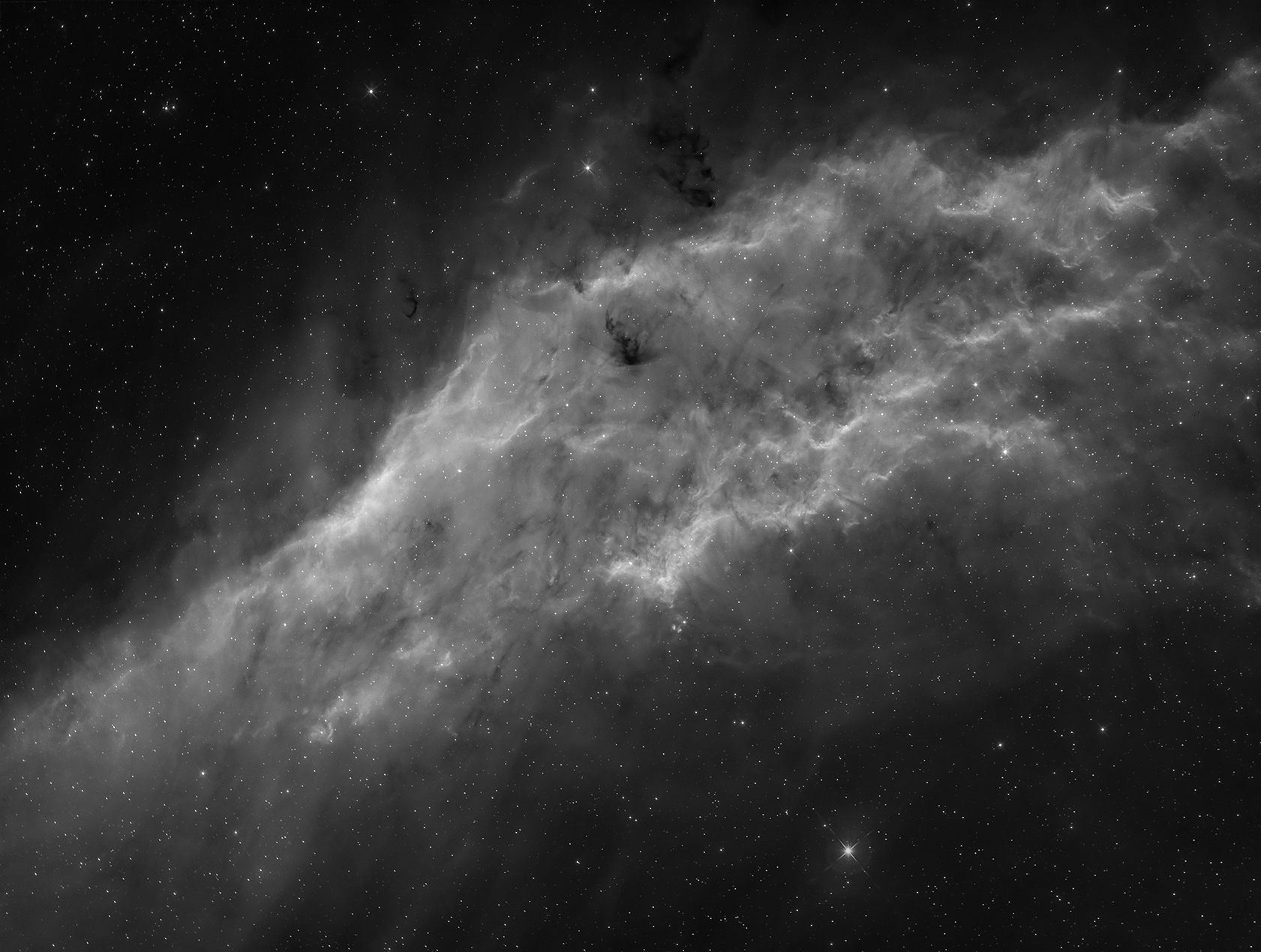 NGC 1499 - California Nebula in Hα