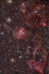 M52 und NGC 7635 - Bubble Nebula Region