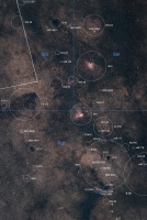 M17 - Omega Nebula and Surrounding Area