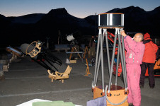 Teleskoptreffen auf der Edelweißspitze