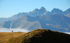 Fiedrichskopf über dem Morgennebel