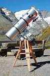 9.5 Zoll Newton vor dem Glockner