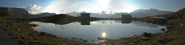 Panorama: Morgenstimmung an der Fuscherlacke