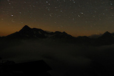 Glocknergruppe Nebel Strichspuren 18mm