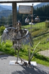 Alternativer metallischer Vogel