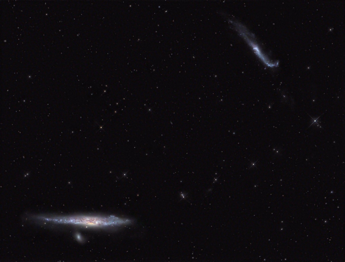 NGC 4631 and NGC 4656