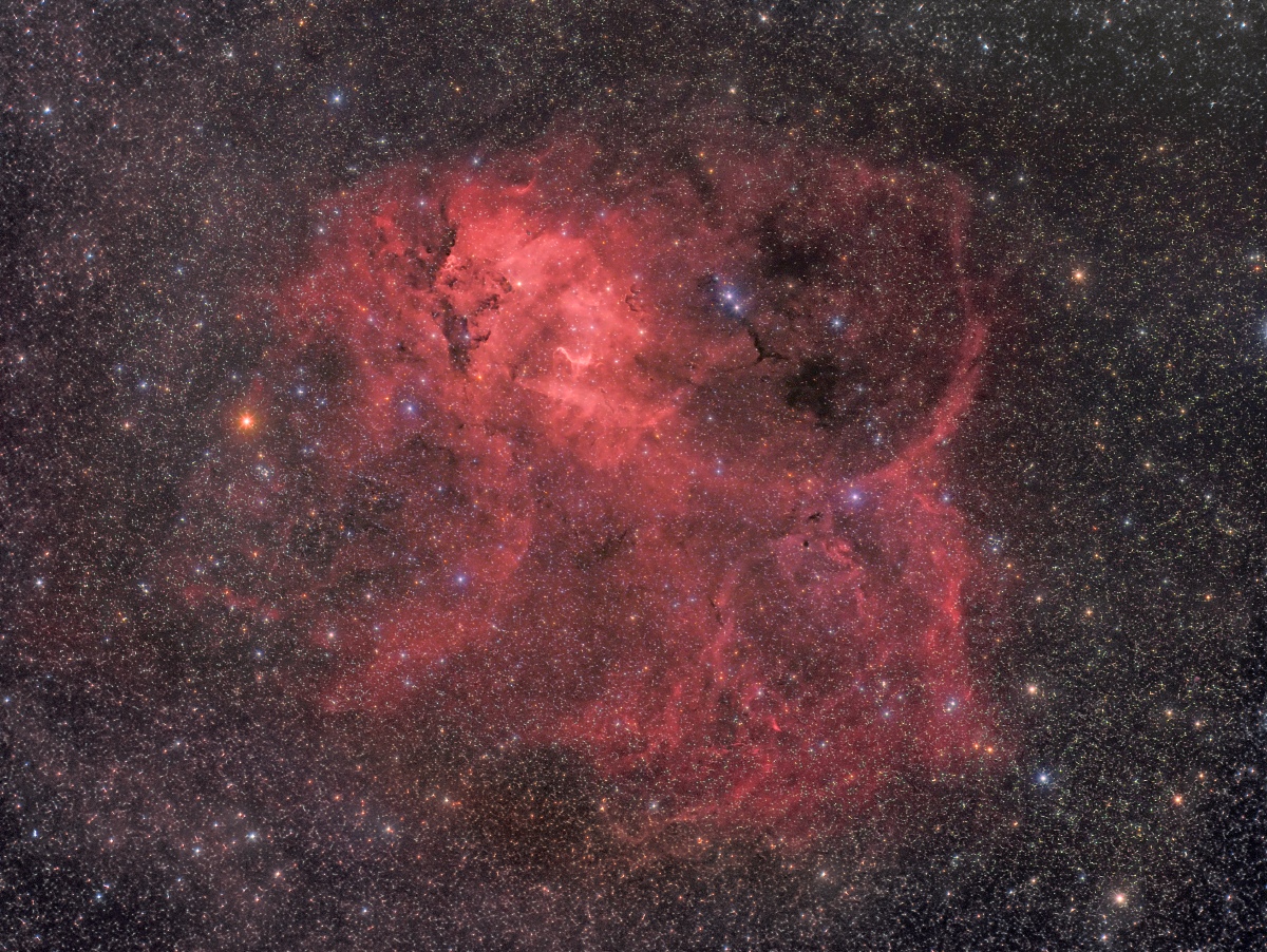 Sh2-132, LBN 491, LBN 492, LBN 493